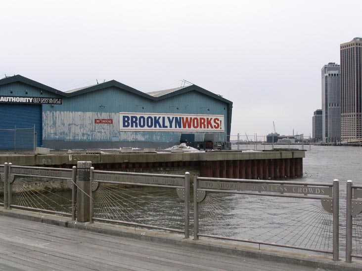 Brooklyn Piers from Fulton Landing, Brooklyn, February 21, 2004