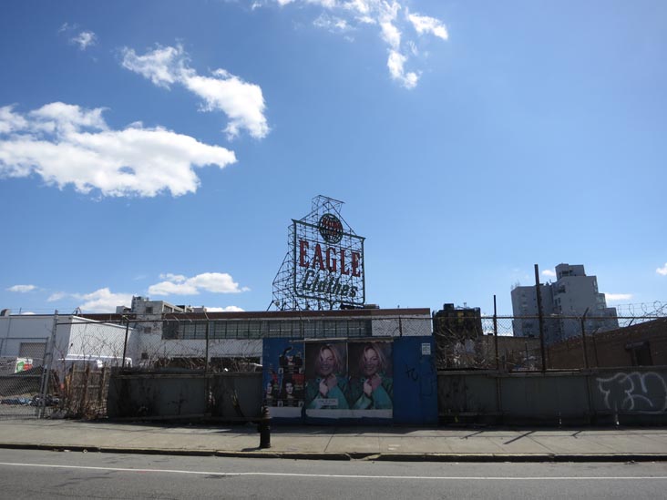 Eagle Clothes Sign, Gowanus, Brooklyn, April 14, 2013