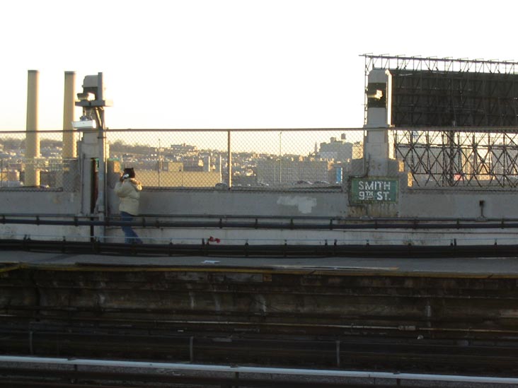 Southbound Platform, Smith-9th Street Station, Gowanus, Brooklyn