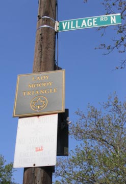 Lady Moody Triangle, Avenue U and Village Road North, Gravesend, Brooklyn