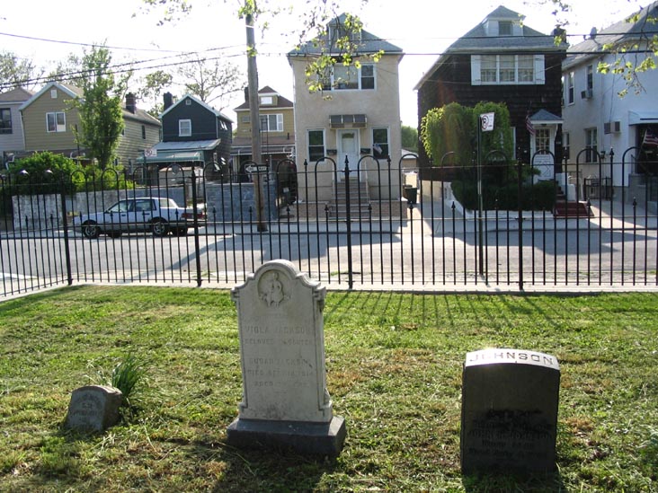Jackson-Johnson Graves, View to the West, Gravesend Cemetery, Brooklyn