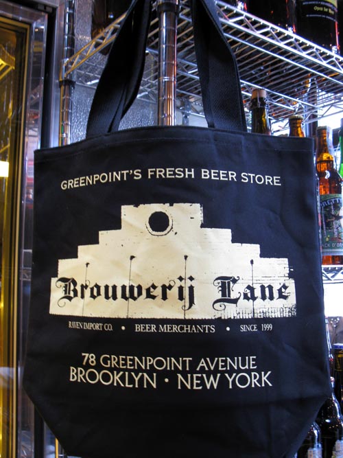 Tote Bag, Brouwerij Lane, 78 Greenpoint Avenue, Greenpoint, Brooklyn
