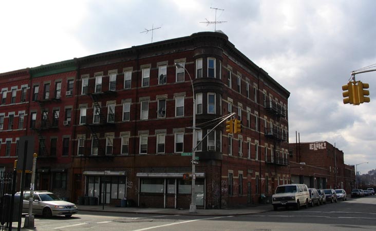 Eagle Street and Franklin Street, SW Corner, Greenpoint, Brooklyn, February 17, 2005