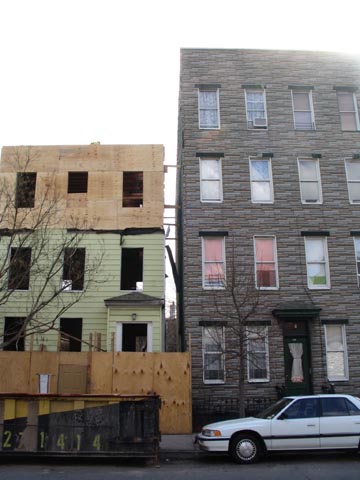 South Side of Eagle Street Between Franklin Street and Manhattan Avenue, Greenpoint, Brooklyn, February 17, 2005