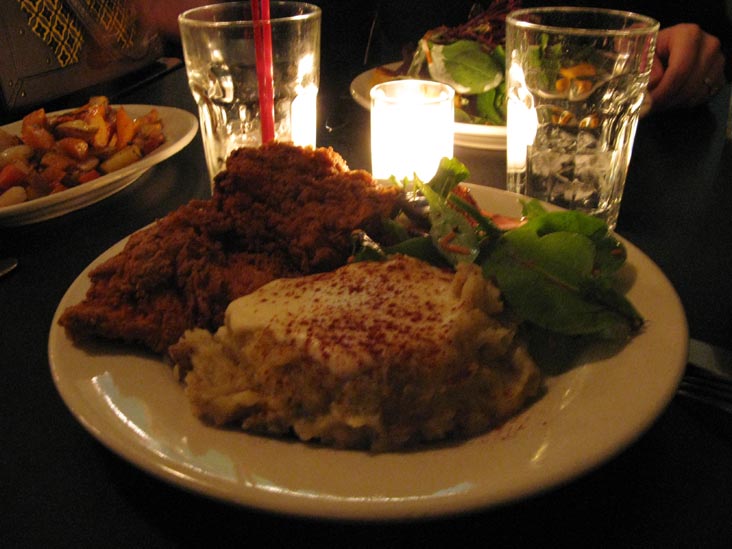 Chicken Fried Chicken, Enid's, 560 Manhattan Avenue, Greenpoint, Brooklyn, November 22, 2008