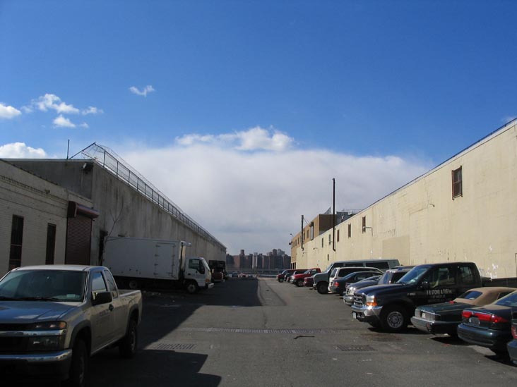 Huron Street Looking West from West Street, Greenpoint, Brooklyn, February 18, 2005