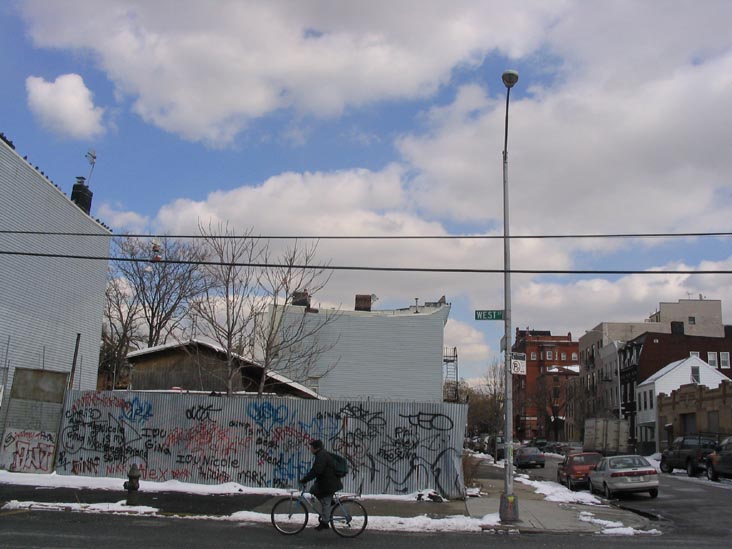 India Street and West Street, NE Corner, Greenpoint, Brooklyn, February 25, 2005