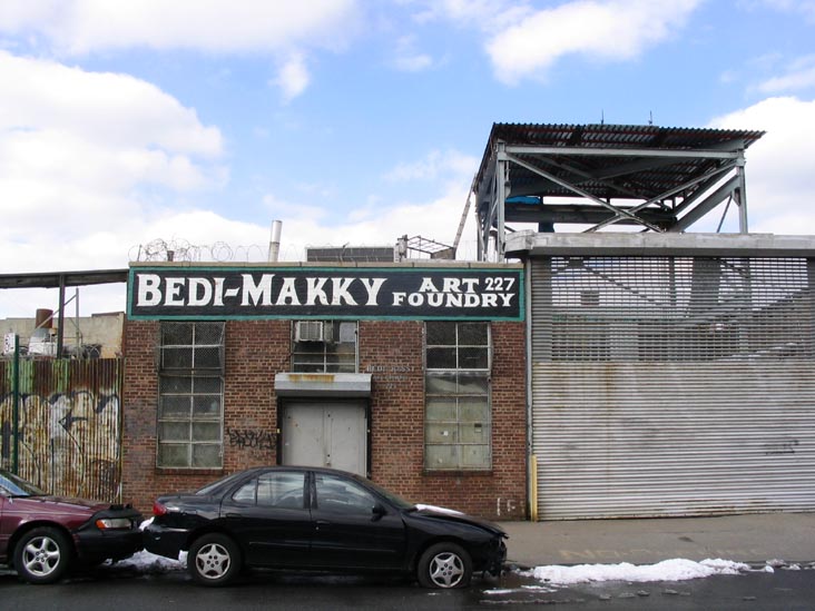 Bedi-Makky Art Foundry, 227 India Street, Greenpoint, Brooklyn, February 25, 2005