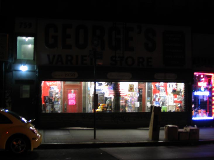 George's Variety Store, 759 Manhattan Avenue, Greenpoint, Brooklyn, March 27, 2004