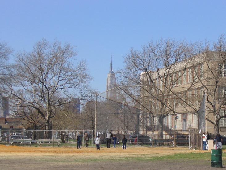 Empire State Building From McCarren Park, Greenpoint, Brooklyn