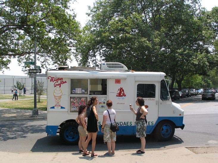 Mr. Softee Truck, June 26, 2005, McCarren Park, Greenpoint Brooklyn