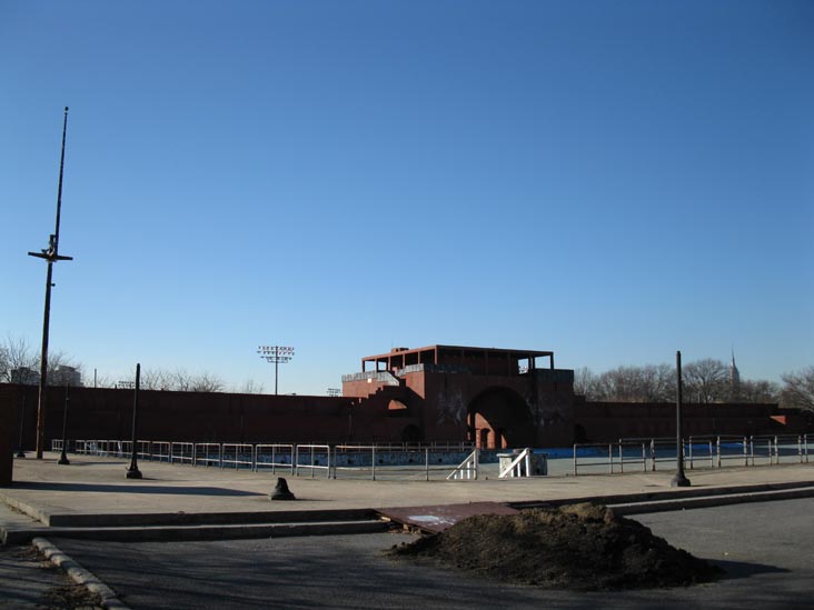 McCarren Pool, McCarren Park, Greenpoint, Brooklyn, January 23, 2010