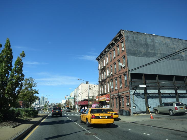 McGuinness Boulevard at Green Street, Greenpoint, Brooklyn, October 12, 2013