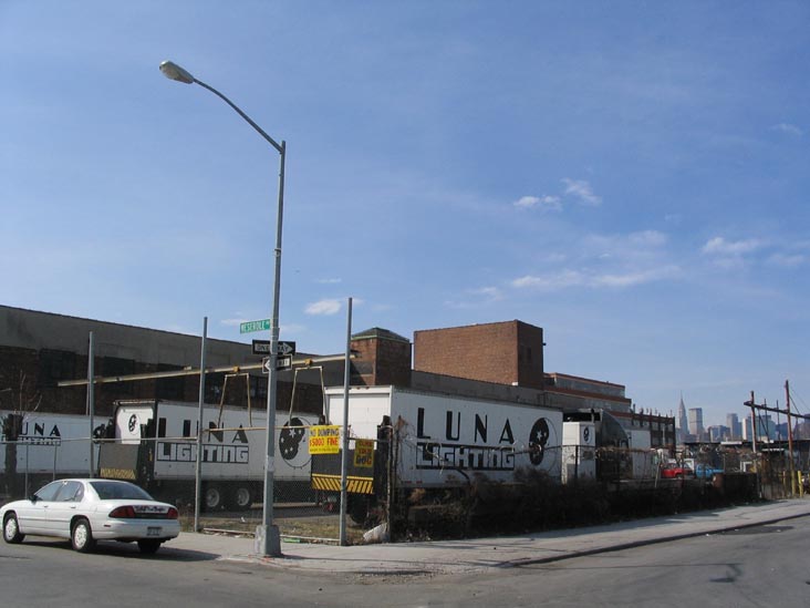 Jewel Street and Meserole Avenue, NW Corner, Greenpoint, Brooklyn, March 16, 2005