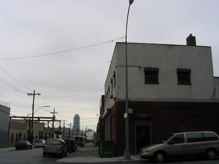 Nassau Avenue and Hausman Street, NE Corner, Greenpoint, Brooklyn, July 24, 2004