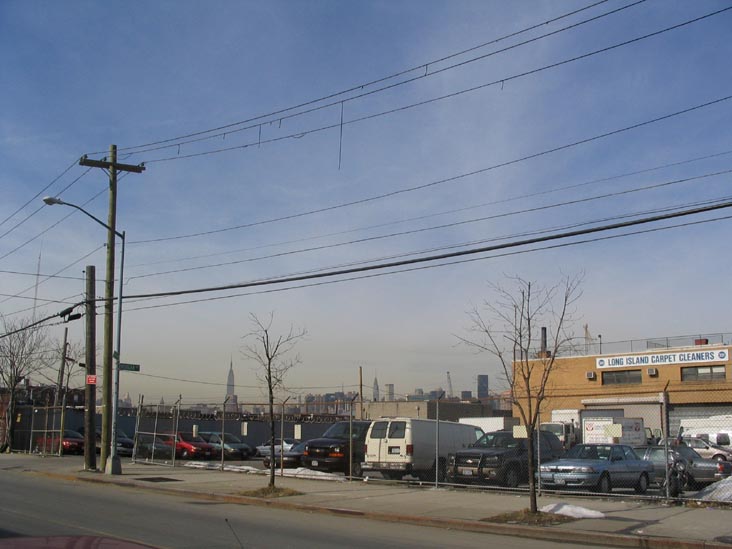 Norman Avenue at Morgan Avenue Looking North, Greenpoint, Brooklyn, February 7, 2005