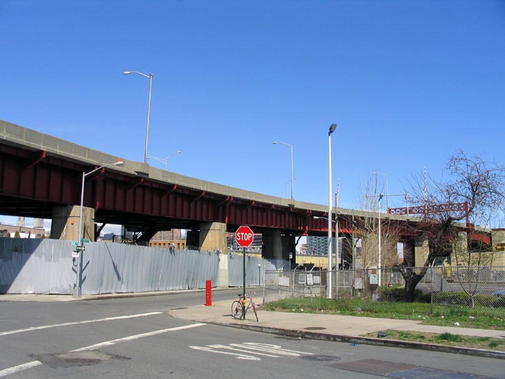 Pulaski Bridge From Box Street, Greenpoint, Brooklyn
