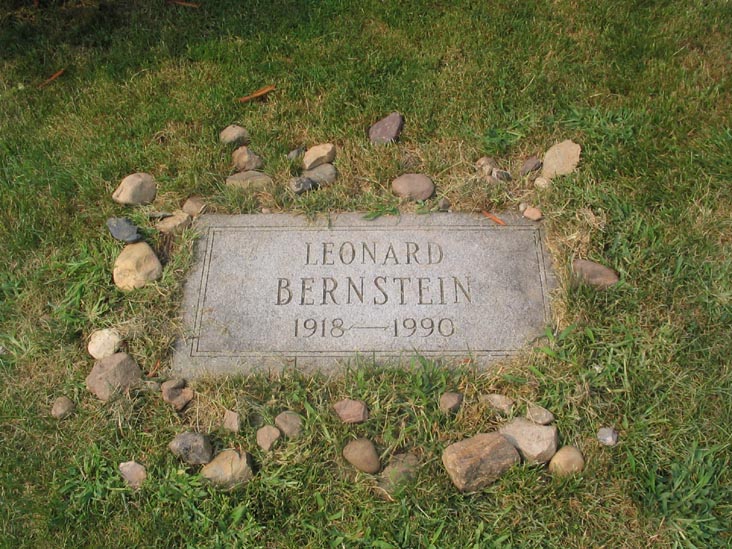 Leonard Bernstein Grave, Greenwood Cemetery, Brooklyn