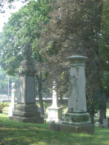 James Creighton, Jr. Grave, Greenwood Cemetery, Brooklyn 