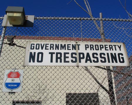 "Government Property, No Trespassing" Sign, Brooklyn Navy Yard