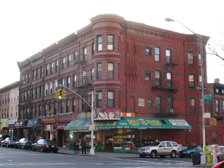 Seventh Avenue and 7th Street, SW Corner, Park Slope, Brooklyn