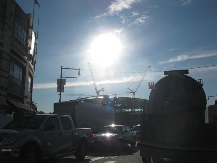 Barclays Center Construction, Prospect Heights, Brooklyn, October 28, 2011