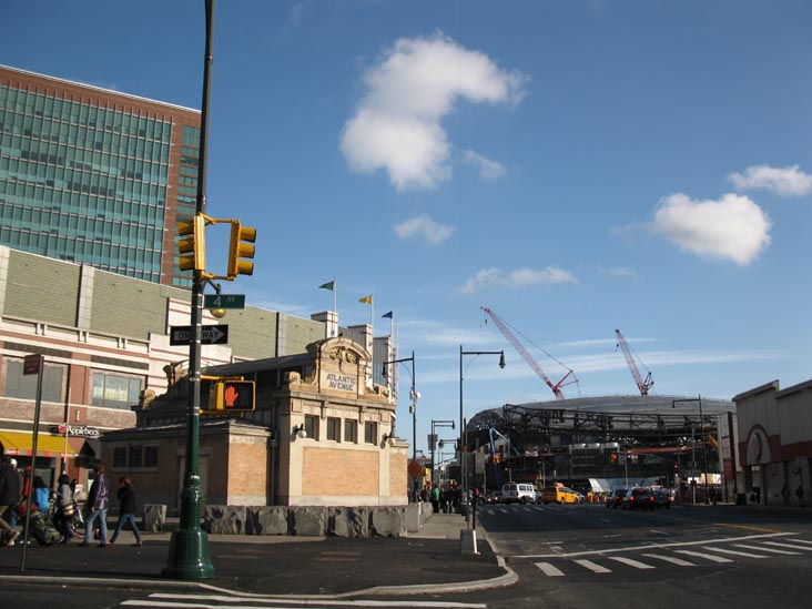 Barclays Center Construction, Prospect Heights, Brooklyn, December 4, 2011