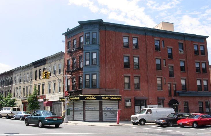 Prospect Place and Washington Avenue, SW Corner, Prospect Heights, Brooklyn