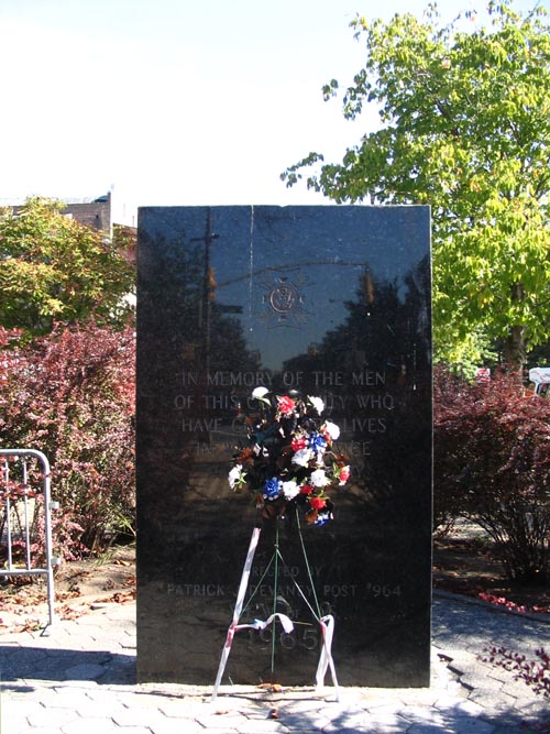 Bartel-Pritchard Square War Memorial, Bartel-Pritchard Square, Park Slope, Brooklyn, September 22, 2005