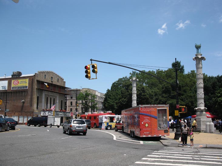 Bartel-Pritchard Square, Park Slope, Brooklyn, July 10, 2011