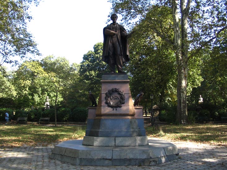 Abraham Lincoln Statue Near Concert Grove, Prospect Park, Brooklyn