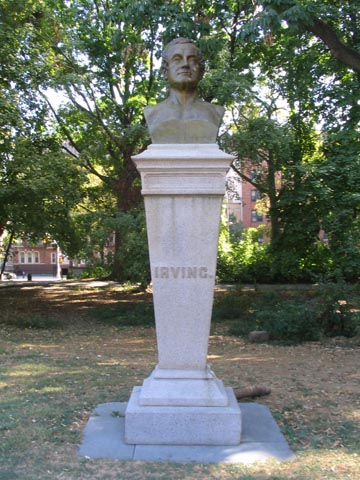 Washington Irving Bust, Near Concert Grove, Prospect Park, Brooklyn