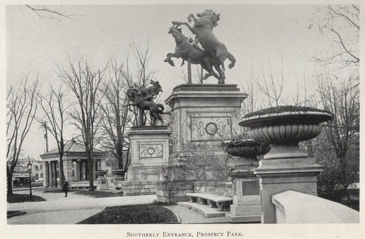 Southerly Entrance, Prospect Park, 1902 Parks Department Annual Report