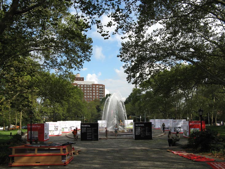 Bailey Fountain, Grand Army Plaza, Brooklyn, September 11, 2008