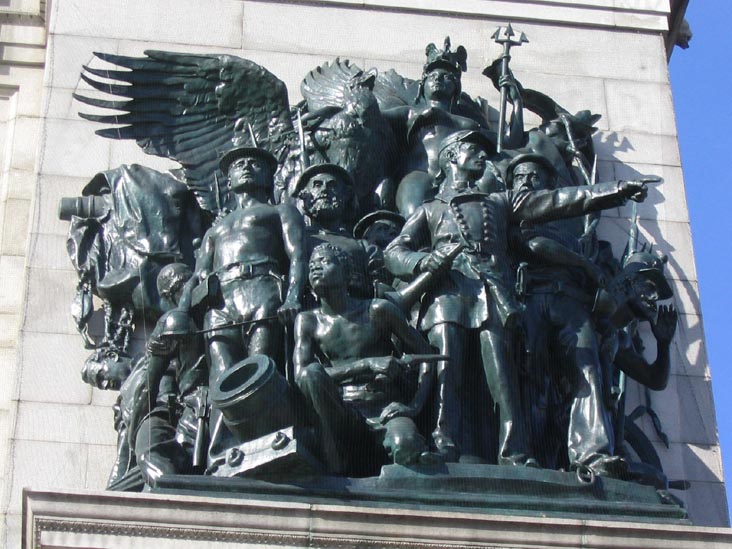 Navy Group, Soldiers' and Sailors' Arch, Grand Army Plaza, Brooklyn