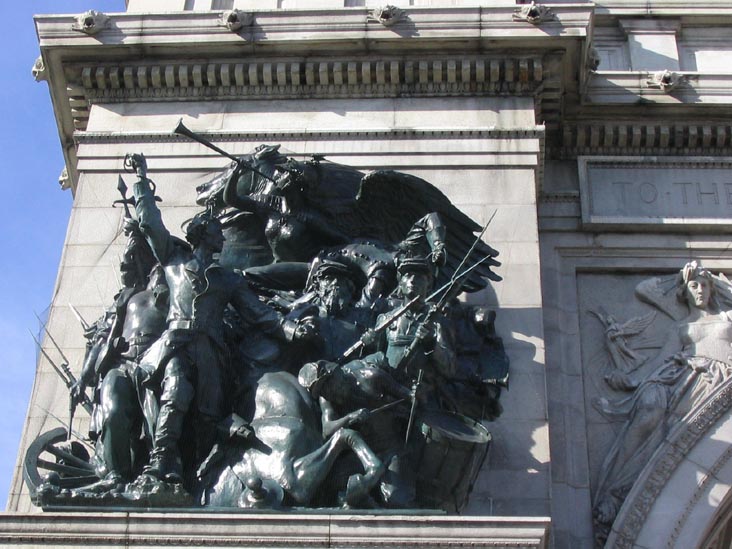 Army Group, Soldiers' and Sailors' Arch, Grand Army Plaza, Brooklyn