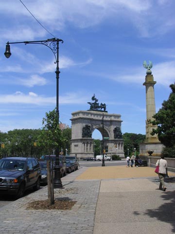 View of Grand Army Plaza from Prospect Park West