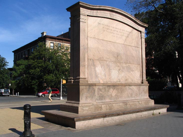Marquis de Lafayette Monument, 9th Street and Prospect Park West, Prospect Park, Brooklyn
