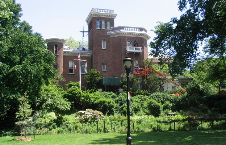 Litchfield Villa, Prospect Park, Brooklyn, View from Prospect Park West