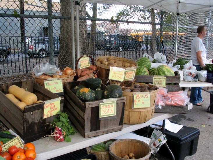 Farmers Market, Red Hook Community Farm, Columbia Street, Red Hook, Brooklyn