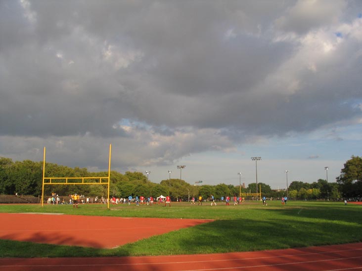Soccer Field, Running Track, Red Hook Park, Red Hook, Brooklyn