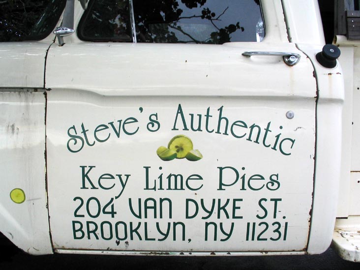 Truck, Steve's Authentic Key Lime Pie, 204 Van Dyke Street, Pier 41, Red Hook, Brooklyn