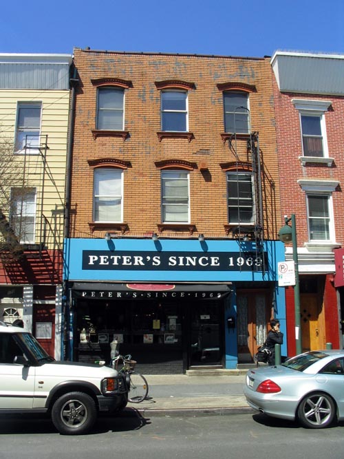 Peter's Since 1969, 168 Bedford Avenue, Williamsburg, Brooklyn, April 5, 2008