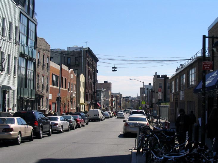 Looking East Down North 7th Street From Bedford Avenue, Williamsburg, Brooklyn, April 5, 2008