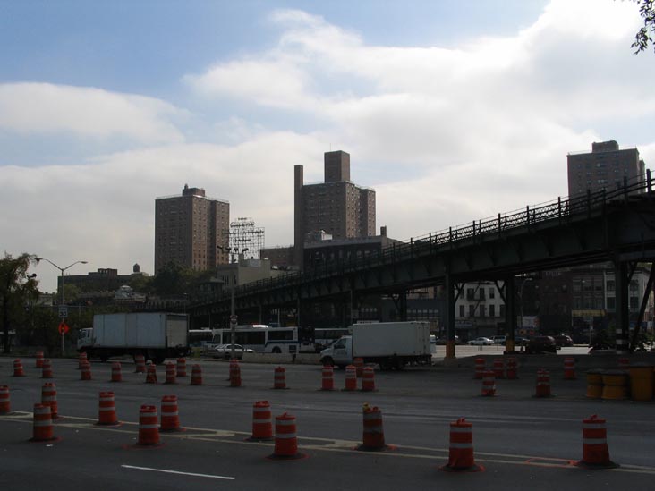 Williamburg Bridge Approach, Continental Army Plaza, Williamsburg Brooklyn, October 6, 2005