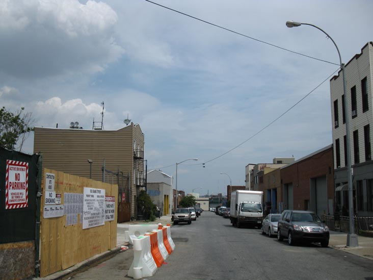 Looking East Down Maujer Street Toward Morgan Avenue, North Brooklyn Industrial Business Zone, Williamsburg, Brooklyn