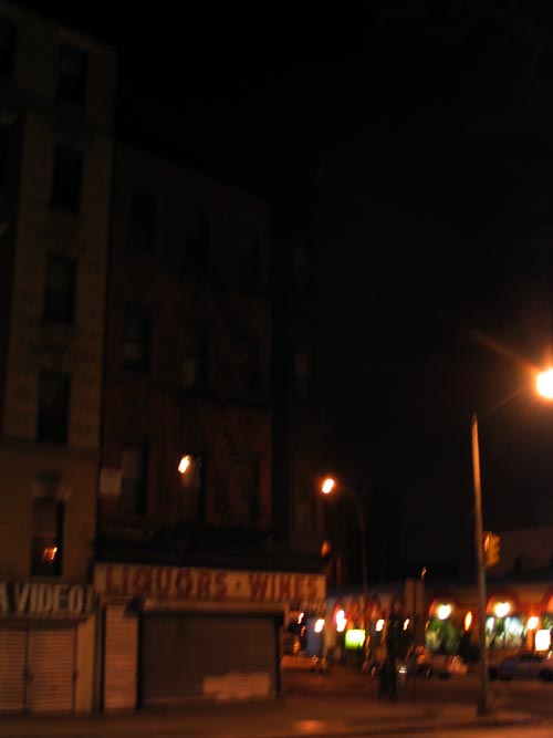Metropolitan Avenue and Union Avenue, SE Corner, Williamsburg, Brooklyn, March 12, 2004