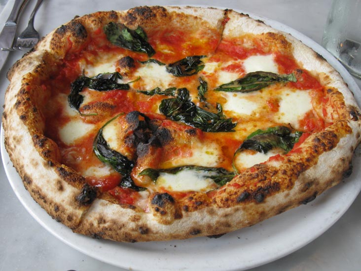 Margherita Pizza, Motorino Pizza, 319 Graham Avenue, Williamsburg, Brooklyn