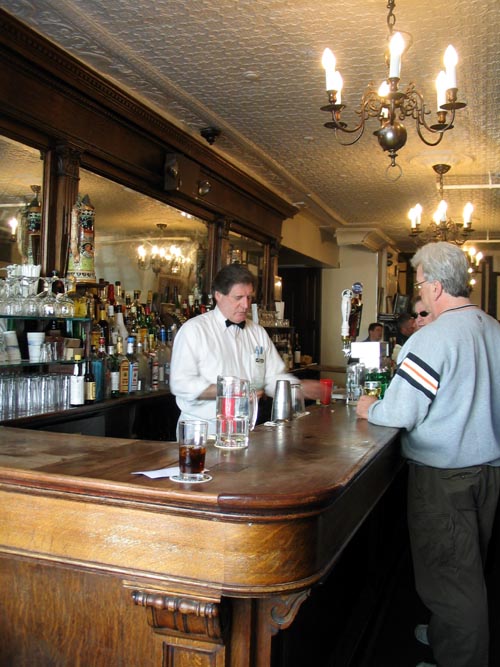 Bar, Peter Luger Steak House, 176-178 Broadway, Williamsburg, Brooklyn