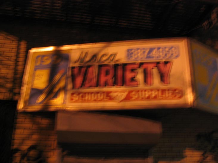 School Supplies, 155 South 4th Street, Williamsburg, Brooklyn, March 26, 2004